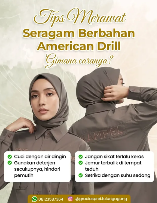 <p>Merawat seragam dengan benar jauh lebih hemat d